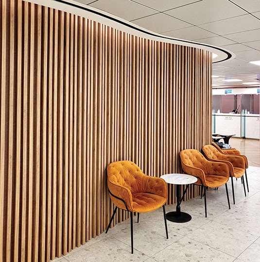 PTW12 Interior Film in a real interior setting